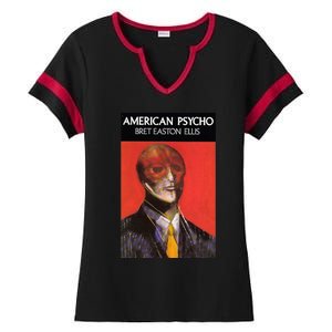 American Psycho Poster Perfect Gift Ladies Halftime Notch Neck Tee