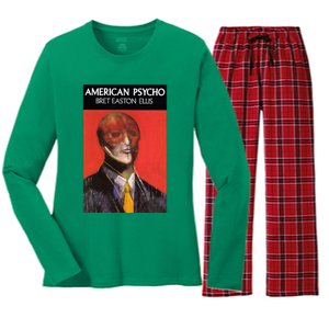 American Psycho Poster Perfect Gift Women's Long Sleeve Flannel Pajama Set 