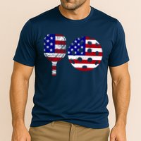 American Pickleball Paddle And Ball Cooling Performance Crew T-Shirt