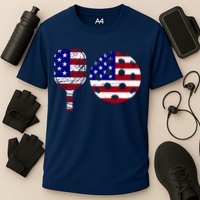 American Pickleball Paddle And Ball Cooling Performance Crew T-Shirt