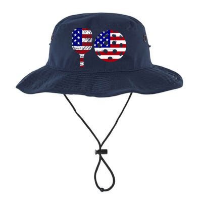 American Pickleball Paddle And Ball Bucket Hat