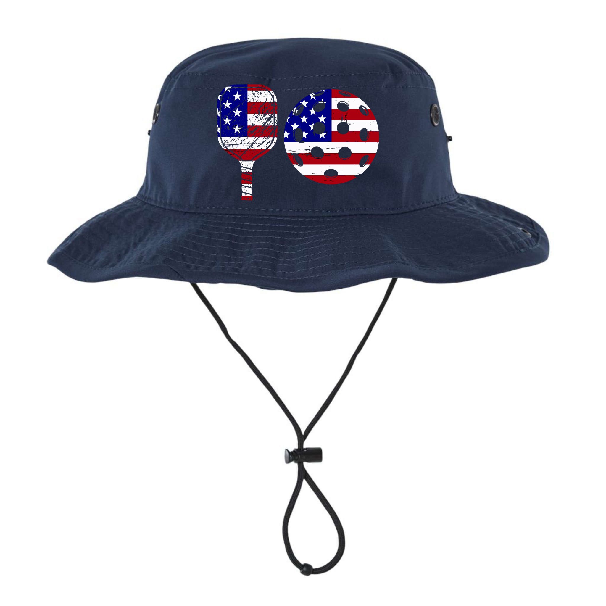 American Pickleball Paddle And Ball Bucket Hat