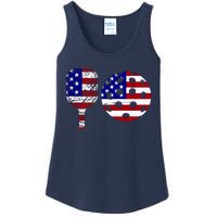 American Pickleball Paddle And Ball Ladies Essential Tank