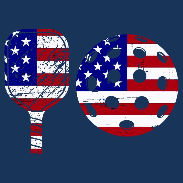 American Pickleball Paddle And Ball Polo