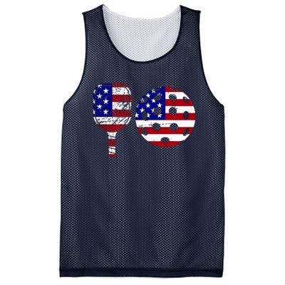 American Pickleball Paddle And Ball Mesh Reversible Basketball Jersey Tank