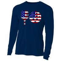 American Pickleball Paddle And Ball Cooling Performance Long Sleeve Crew