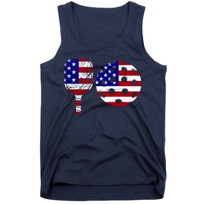 American Pickleball Paddle And Ball Tank Top