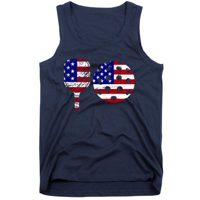 American Pickleball Paddle And Ball Tank Top