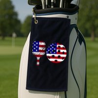 American Pickleball Paddle And Ball Golf Towel