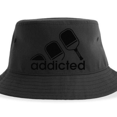 Addicted Pickleball Player Sustainable Bucket Hat