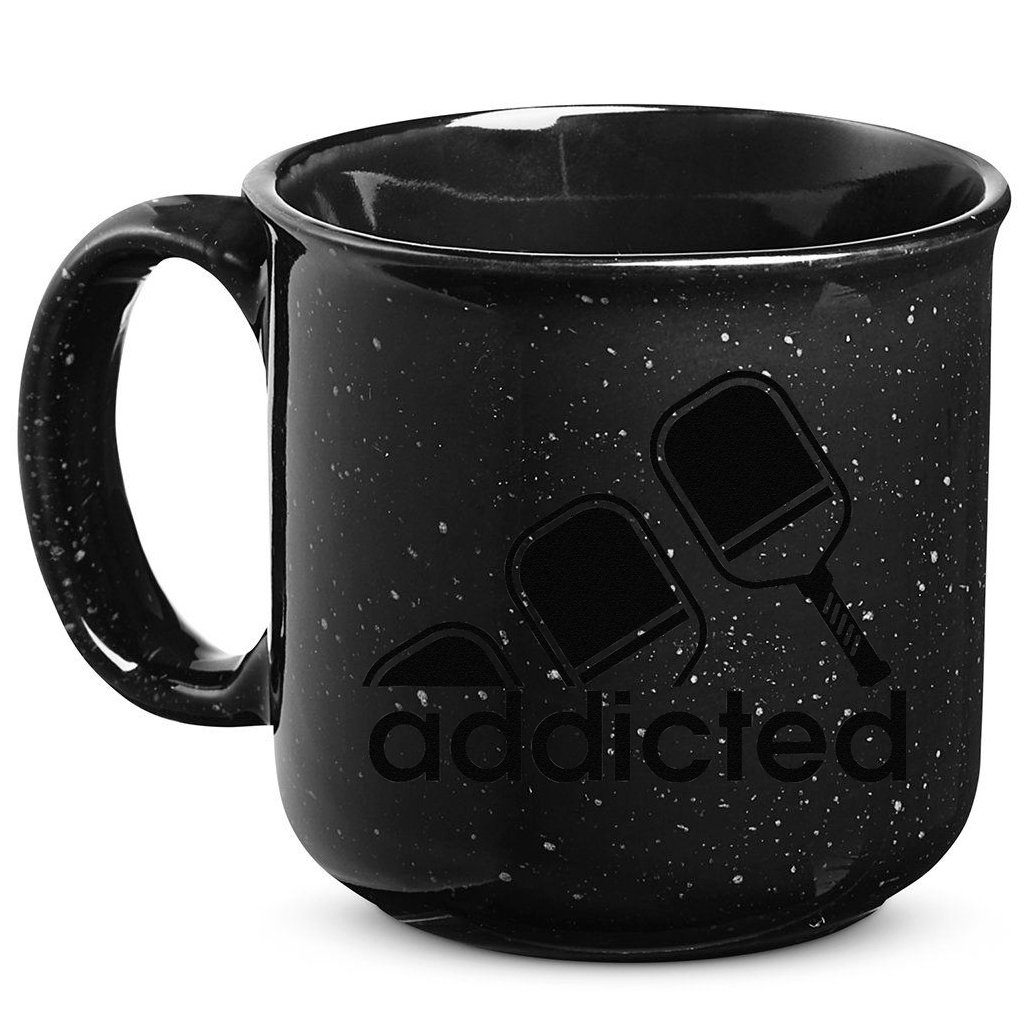 Addicted Pickleball Player 15oz Campfire Ceramic Mug