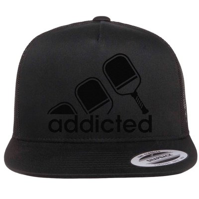 Addicted Pickleball Player Flatbill Hat