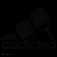 Addicted Pickleball Player Poster