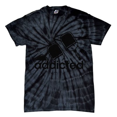 Addicted Pickleball Player Tie-Dye T-Shirt