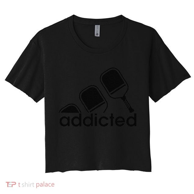 Addicted Pickleball Player Crop Top