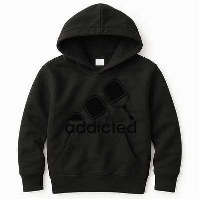 Addicted Pickleball Player Kids Hoodie