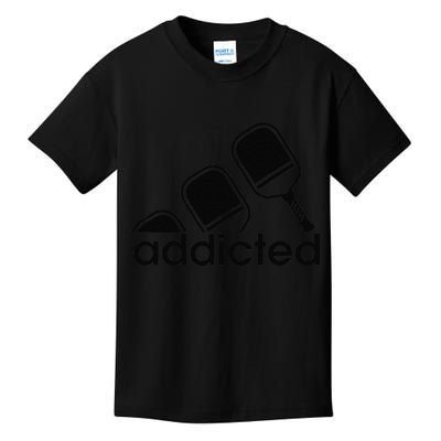 Addicted Pickleball Player Kids T-Shirt