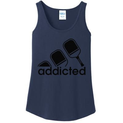 Addicted Pickleball Player Ladies Essential Tank