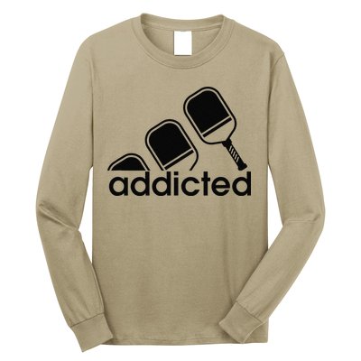 Addicted Pickleball Player Long Sleeve Shirt