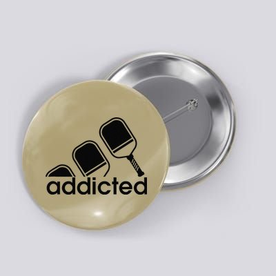 Addicted Pickleball Player Button