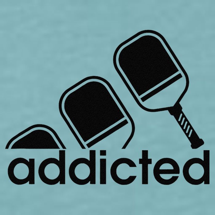 Addicted Pickleball Player Sueded Cloud Jersey T-Shirt