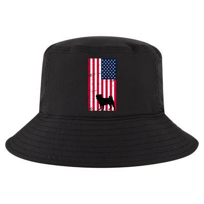 American Pitbull Flag Cool Comfort Performance Bucket Hat