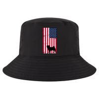 American Pitbull Flag Cool Comfort Performance Bucket Hat