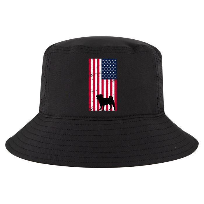American Pitbull Flag Cool Comfort Performance Bucket Hat