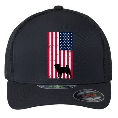 American Pitbull Flag Flexfit Unipanel Trucker Cap