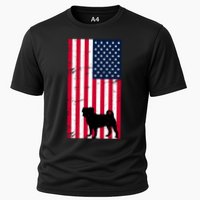 American Pitbull Flag Cooling Performance Crew T-Shirt
