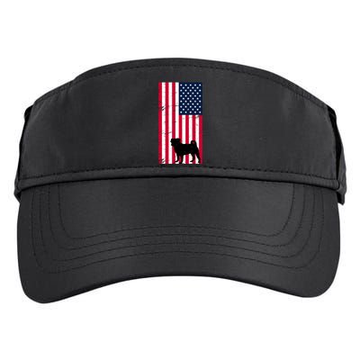 American Pitbull Flag Adult Drive Performance Visor