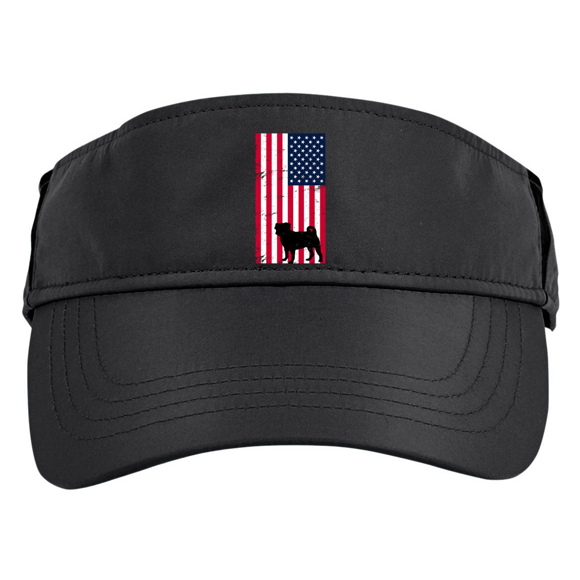 American Pitbull Flag Adult Drive Performance Visor