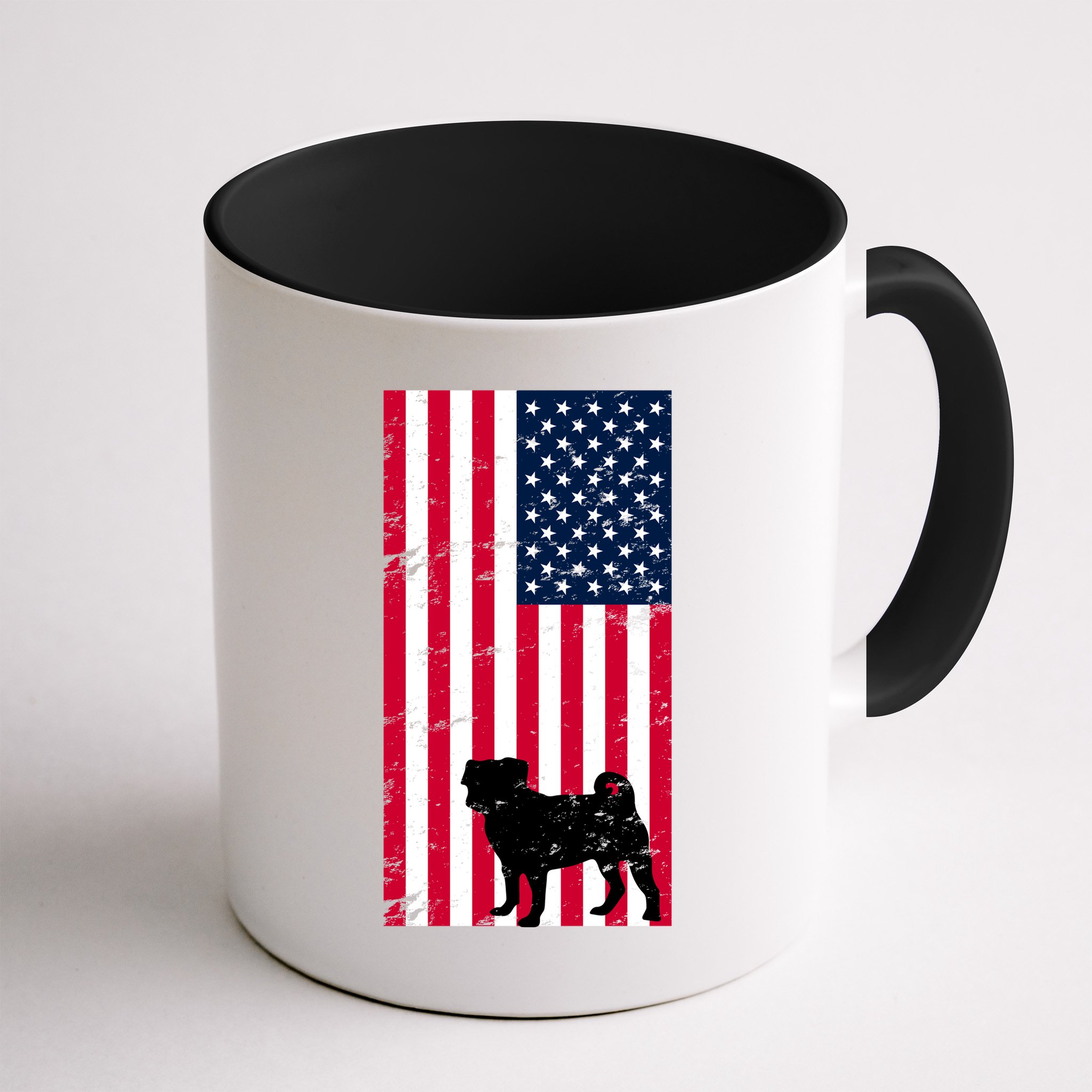 American Pitbull Flag Mug