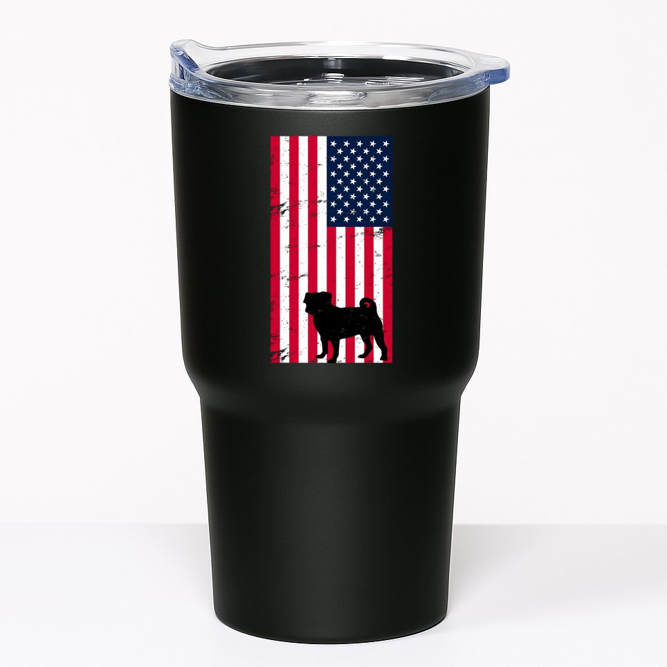 American Pitbull Flag Tumbler