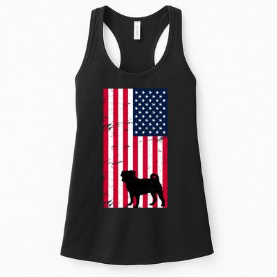 American Pitbull Flag Womens Tank Top