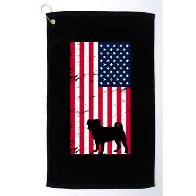 American Pitbull Flag Golf Towel
