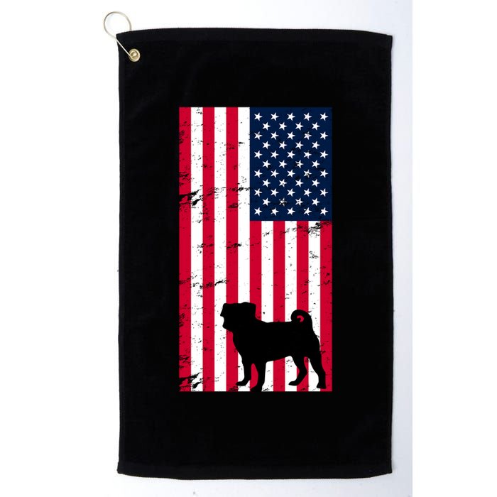 American Pitbull Flag Golf Towel