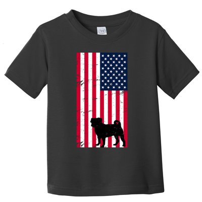 American Pitbull Flag Toddler T-Shirt