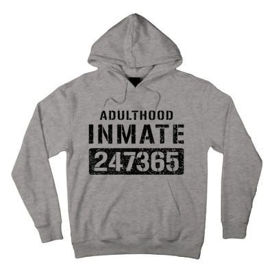 Adulthood Parent Prisoner Inmate Halloween Costume Tall Hoodie