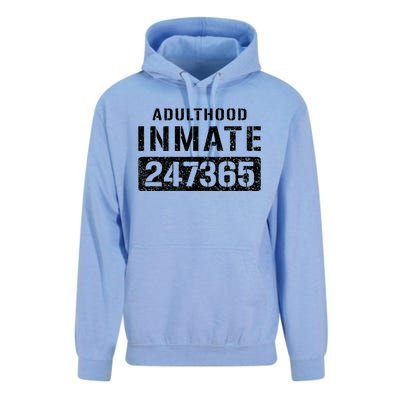 Adulthood Parent Prisoner Inmate Halloween Costume Unisex Surf Hoodie