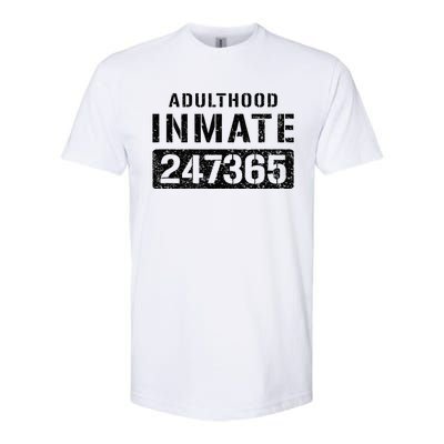 Adulthood Parent Prisoner Inmate Halloween Costume Softstyle CVC T-Shirt