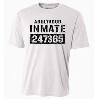 Adulthood Parent Prisoner Inmate Halloween Costume Cooling Performance Crew T-Shirt