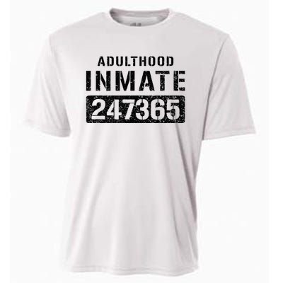 Adulthood Parent Prisoner Inmate Halloween Costume Cooling Performance Crew T-Shirt