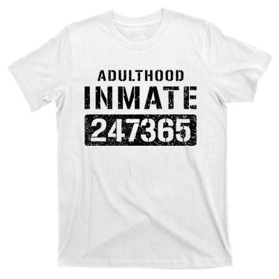 Adulthood Parent Prisoner Inmate Halloween Costume T-Shirt