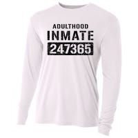 Adulthood Parent Prisoner Inmate Halloween Costume Cooling Performance Long Sleeve Crew