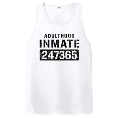 Adulthood Parent Prisoner Inmate Halloween Costume PosiCharge Competitor Tank