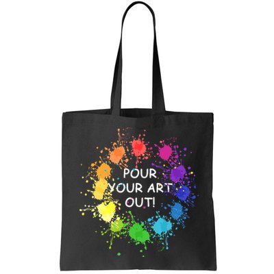 Acrylic Paint Pouring Artist Fluid Art Painter Color Wheel Bag