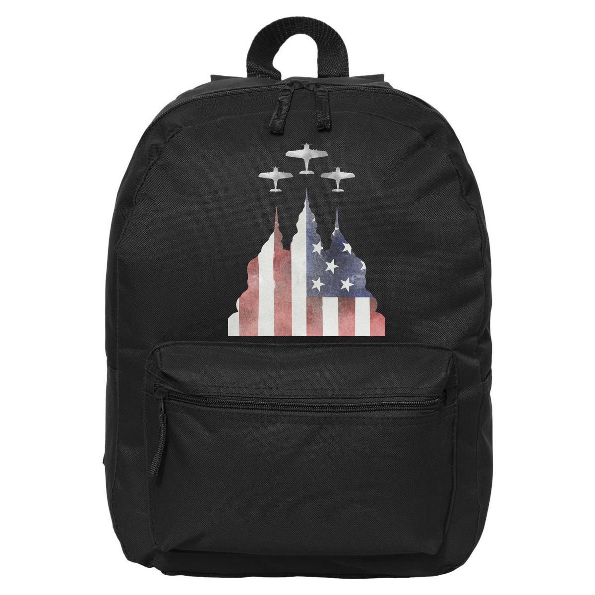 America Plane Patriotic 16 in Basic Backpack