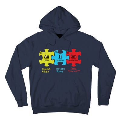 Autism Puzzle Piece Autism Awareness Month Tall Hoodie