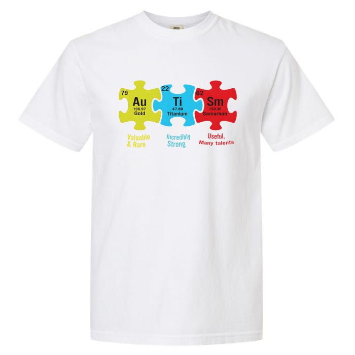 Autism Puzzle Piece Autism Awareness Month Garment-Dyed Heavyweight T-Shirt